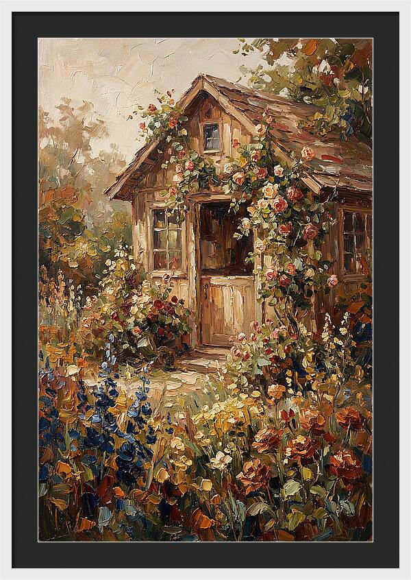 Garden Studio Surrounded By Blooms