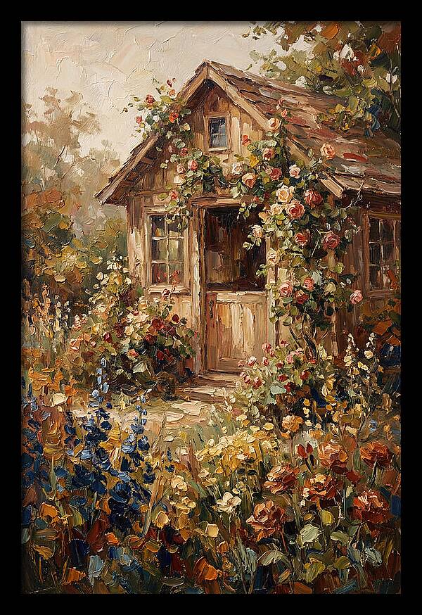 Garden Studio Surrounded By Blooms