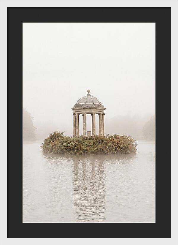Garden Temple Follies In Mist