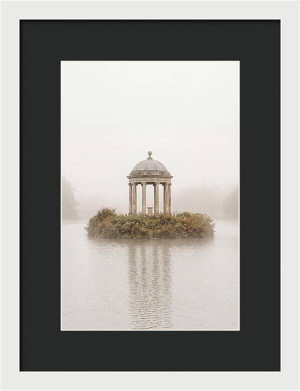 Garden Temple Follies In Mist