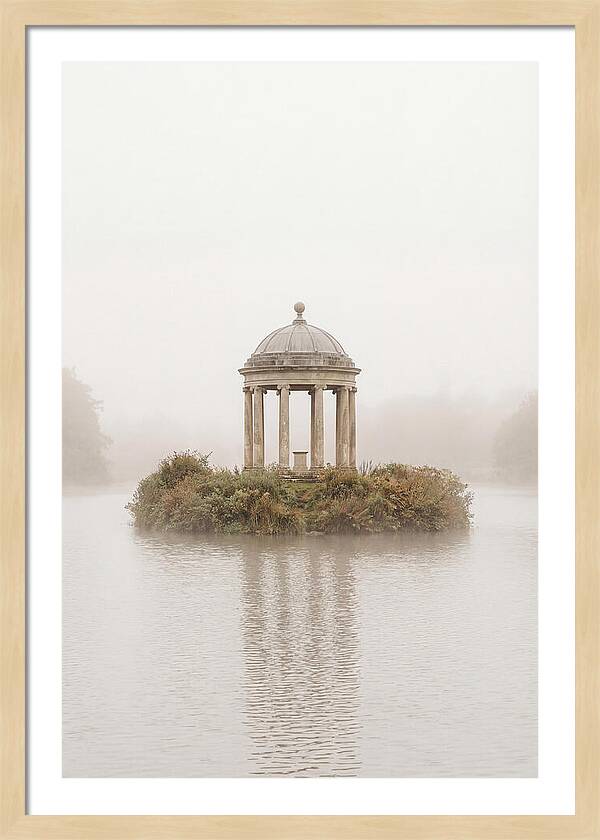 Garden Temple Follies In Mist