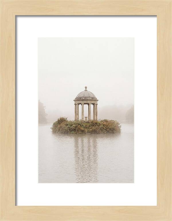 Garden Temple Follies In Mist