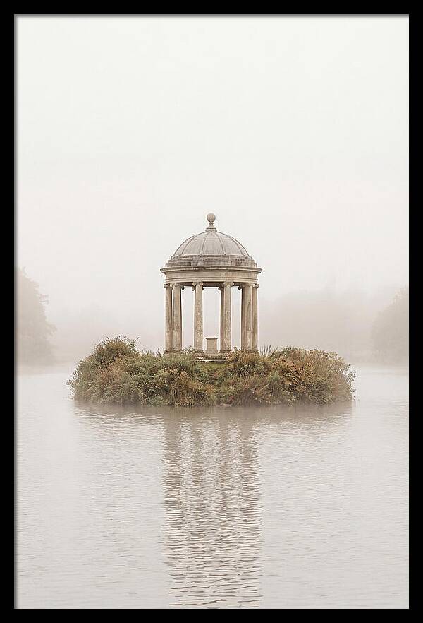 Garden Temple Follies In Mist