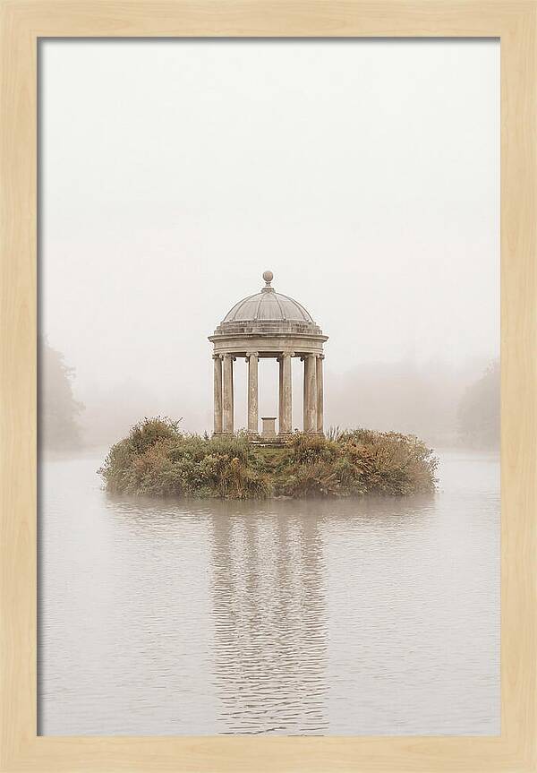 Garden Temple Follies In Mist