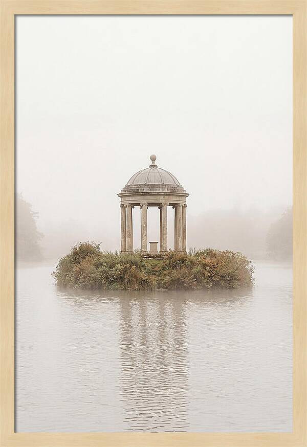 Garden Temple Follies In Mist