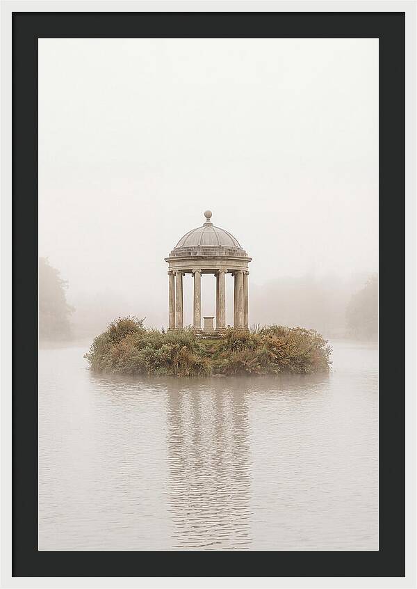 Garden Temple Follies In Mist