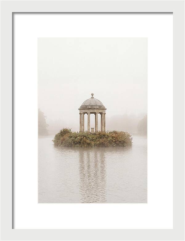 Garden Temple Follies In Mist