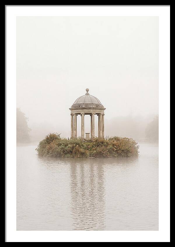Garden Temple Follies In Mist