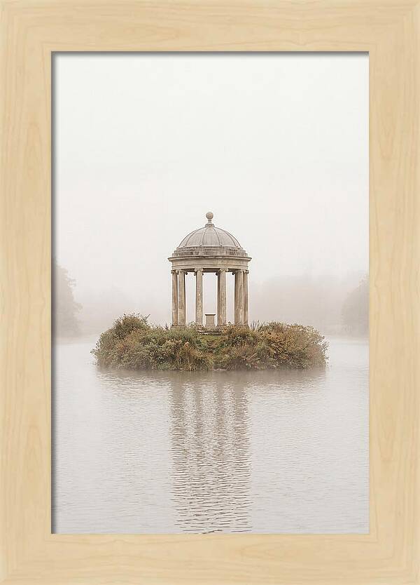 Garden Temple Follies In Mist