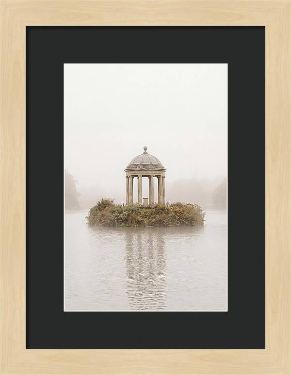 Garden Temple Follies In Mist