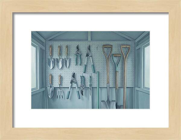 Garden Tool Shed Serenity