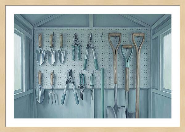 Garden Tool Shed Serenity