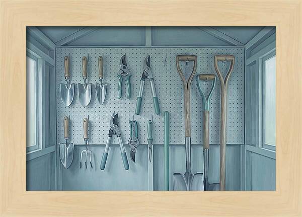 Garden Tool Shed Serenity