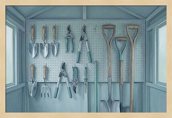 Garden Tool Shed Serenity