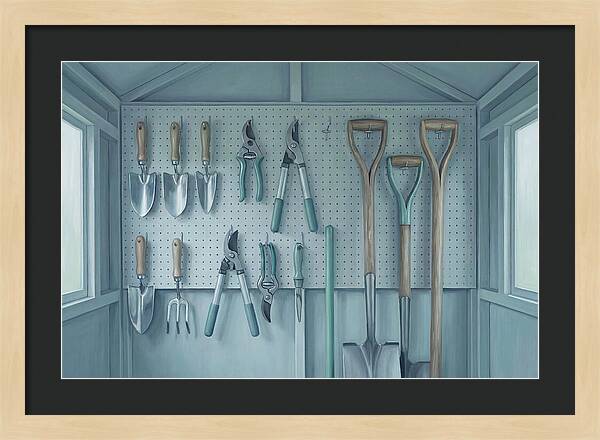 Garden Tool Shed Serenity