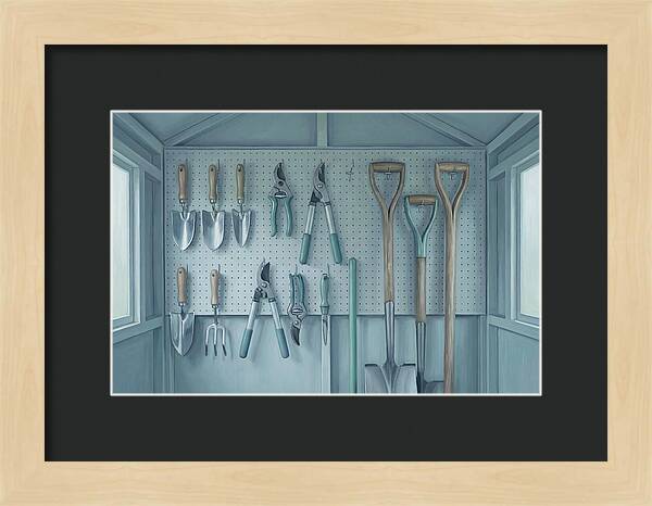 Garden Tool Shed Serenity