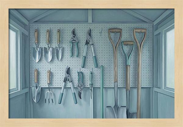 Garden Tool Shed Serenity