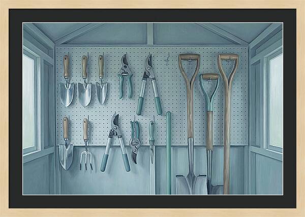 Garden Tool Shed Serenity