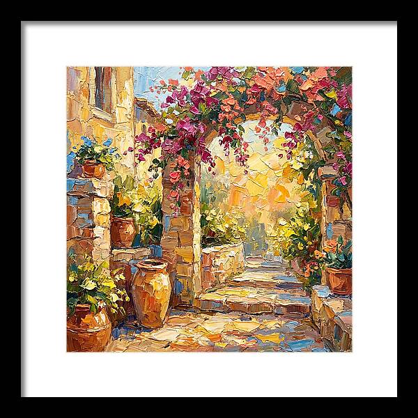 Garden Walkway In Bloom