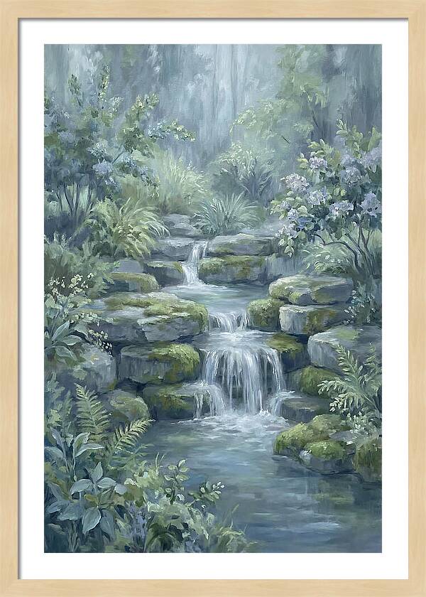Garden Waterfall Serenity