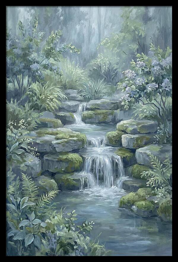 Garden Waterfall Serenity