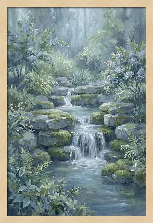 Garden Waterfall Serenity
