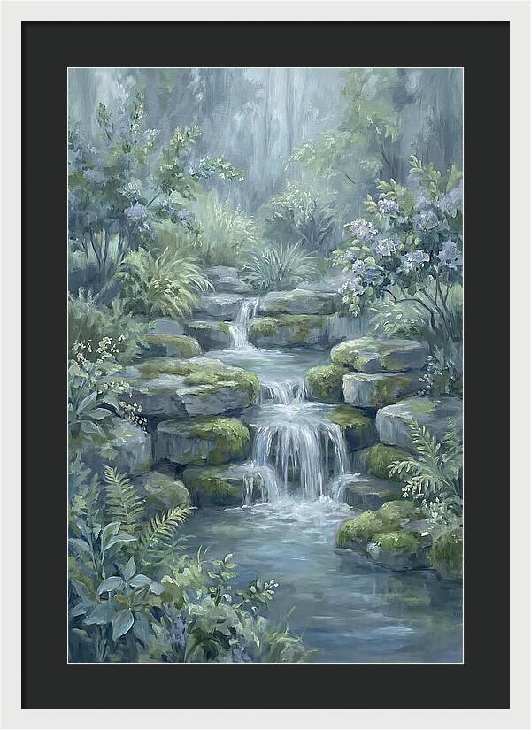 Garden Waterfall Serenity