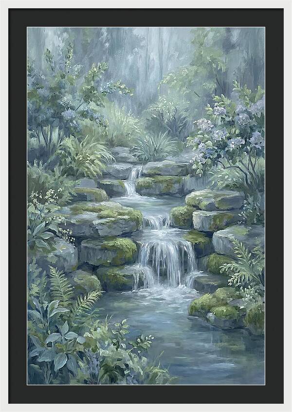 Garden Waterfall Serenity