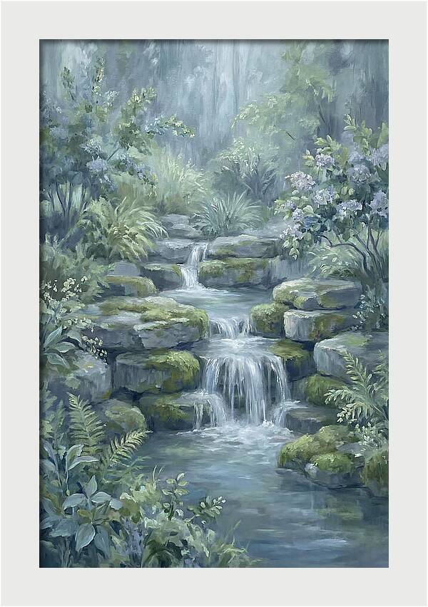 Garden Waterfall Serenity