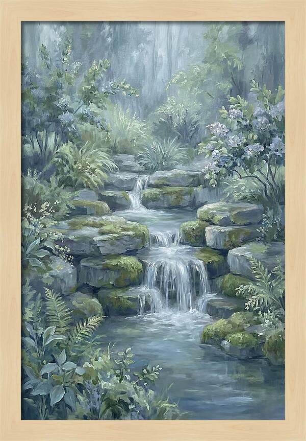 Garden Waterfall Serenity