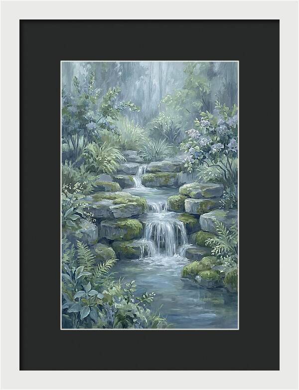 Garden Waterfall Serenity