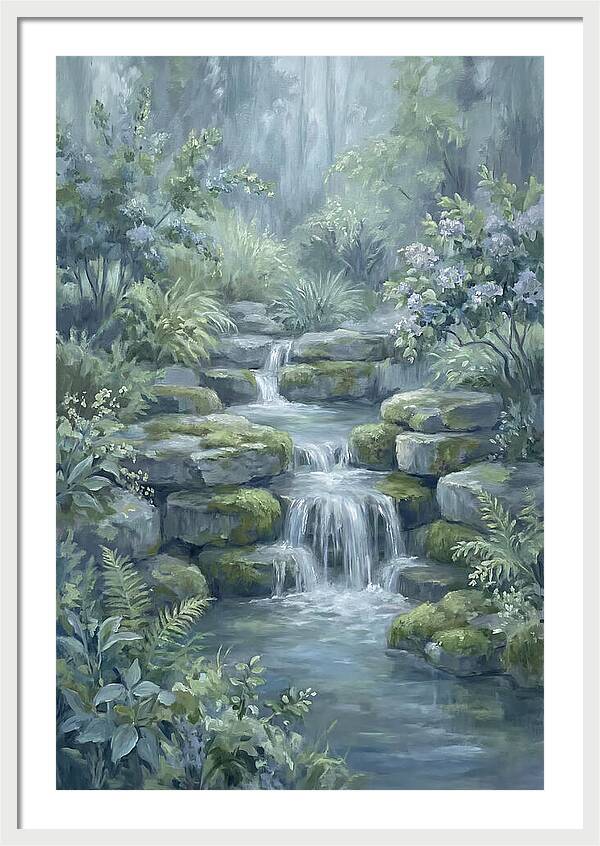 Garden Waterfall Serenity