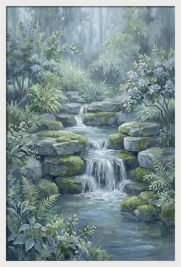 Garden Waterfall Serenity