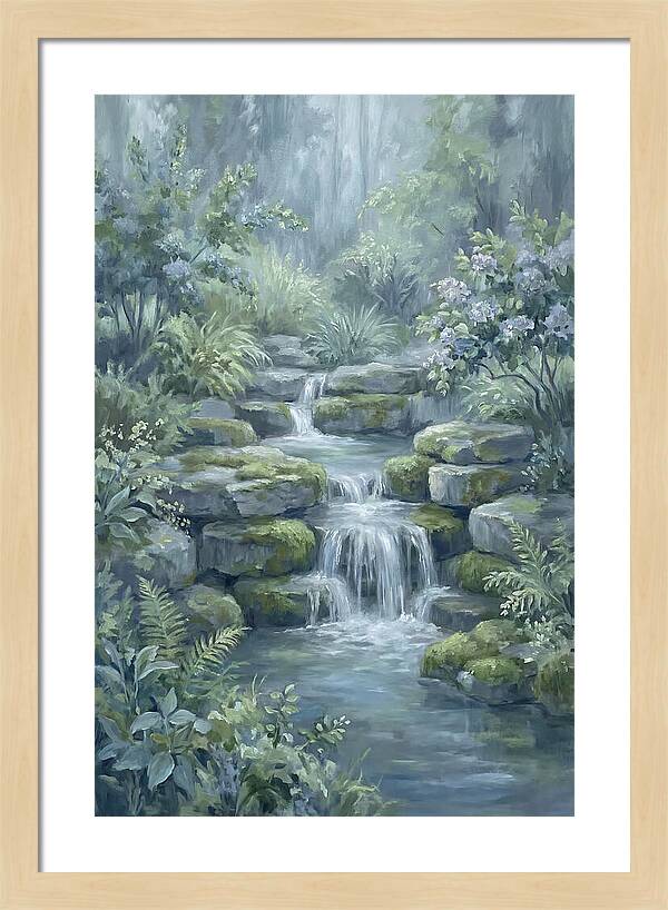 Garden Waterfall Serenity