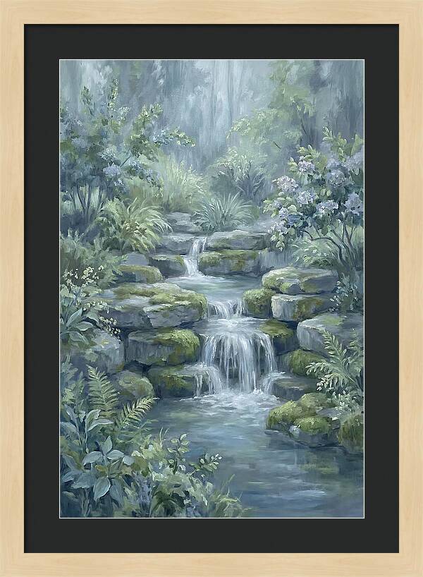 Garden Waterfall Serenity