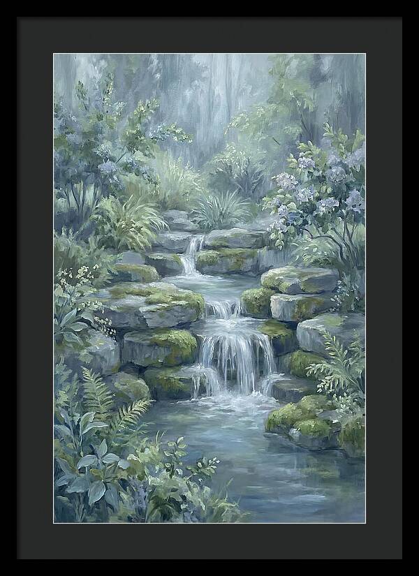 Garden Waterfall Serenity