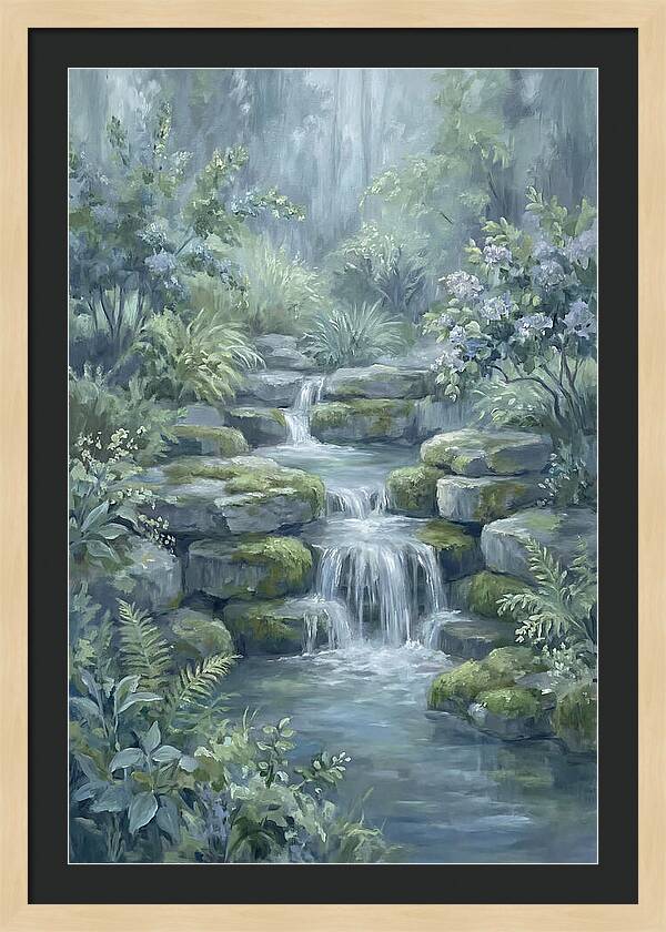 Garden Waterfall Serenity