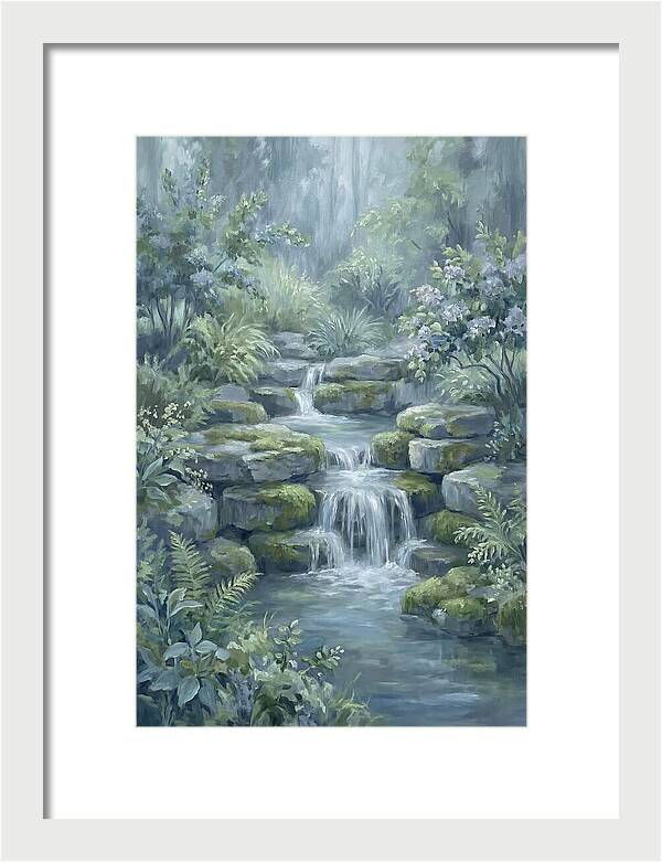 Garden Waterfall Serenity