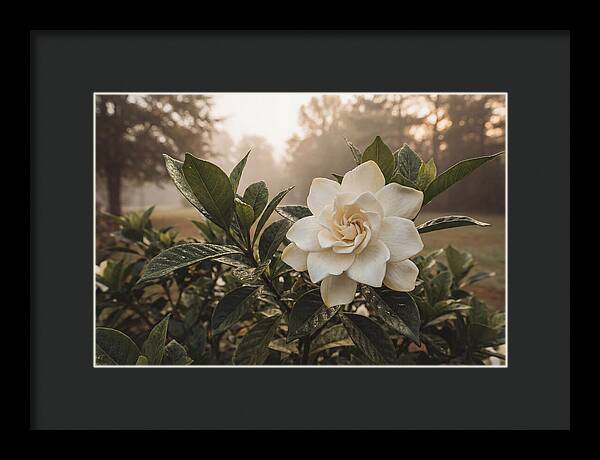 Gardenia Bloom In Morning Light