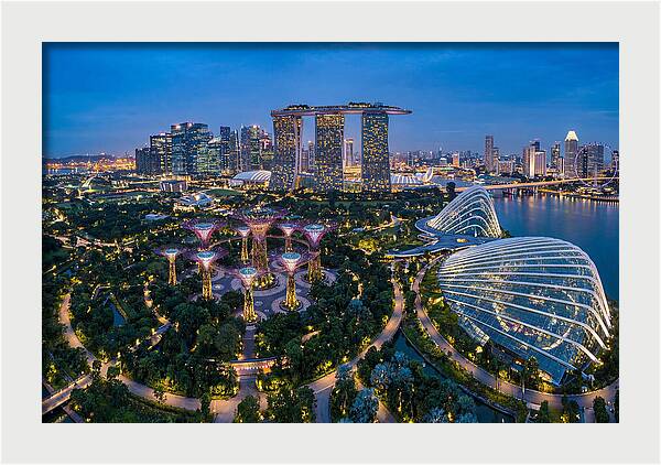 Gardens By The Bay At Dusk