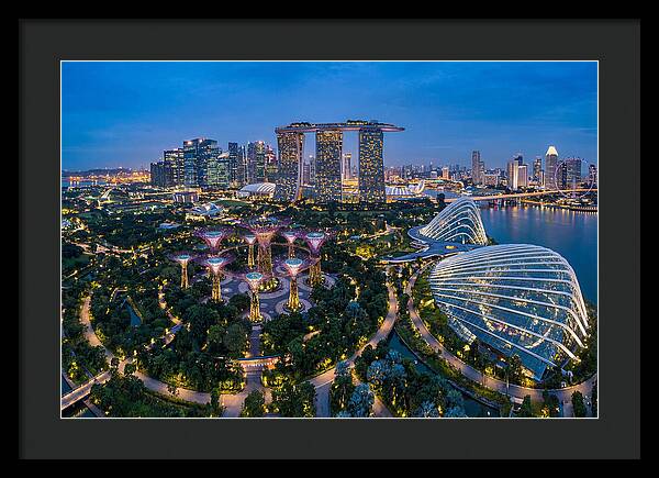 Gardens By The Bay At Dusk