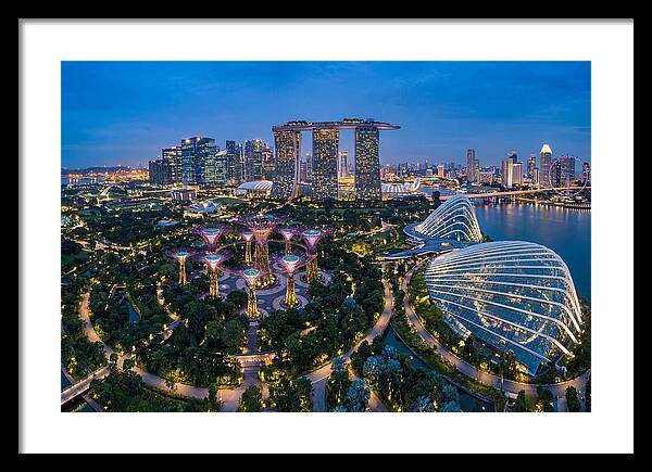 Gardens By The Bay At Dusk