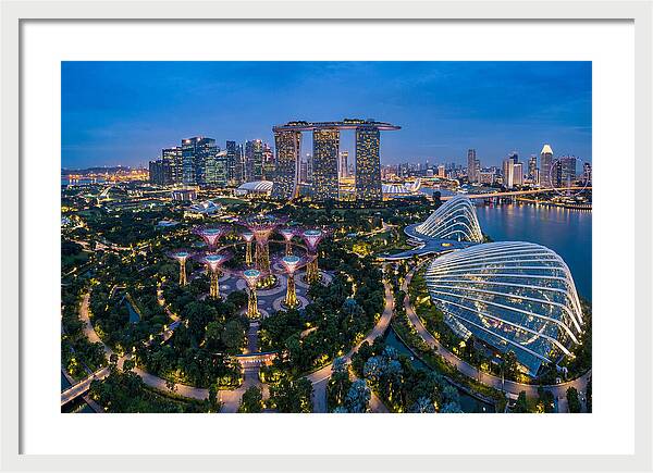Gardens By The Bay At Dusk