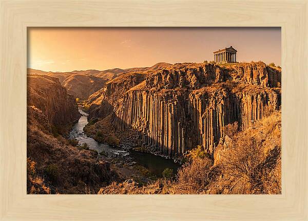 Garni Gorge At Sunset