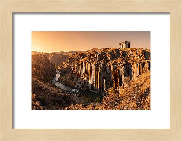 Garni Gorge At Sunset