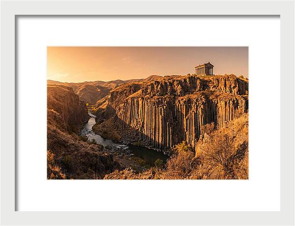 Garni Gorge At Sunset