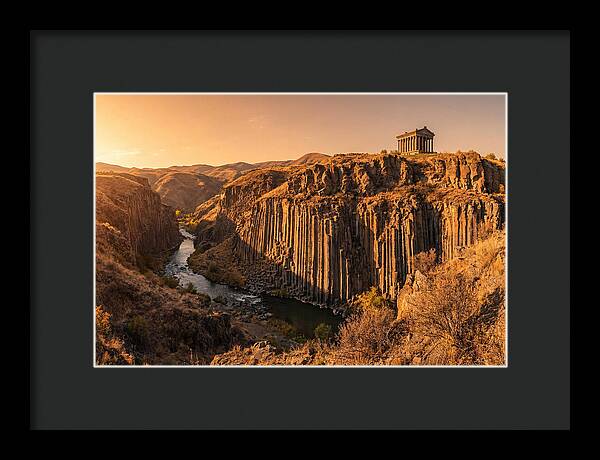Garni Gorge At Sunset