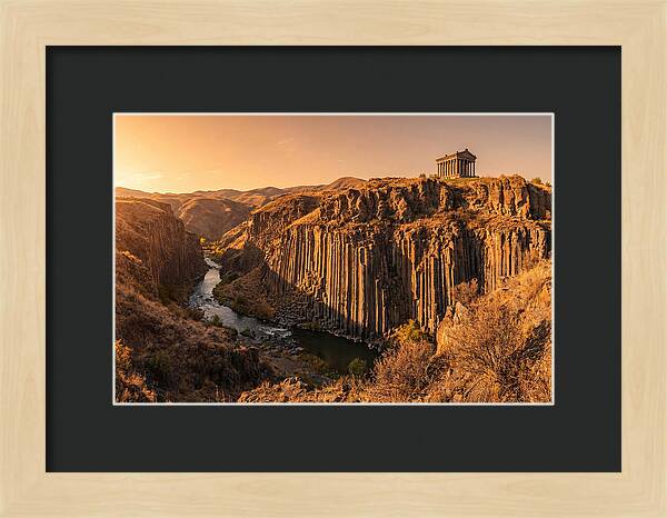 Garni Gorge At Sunset