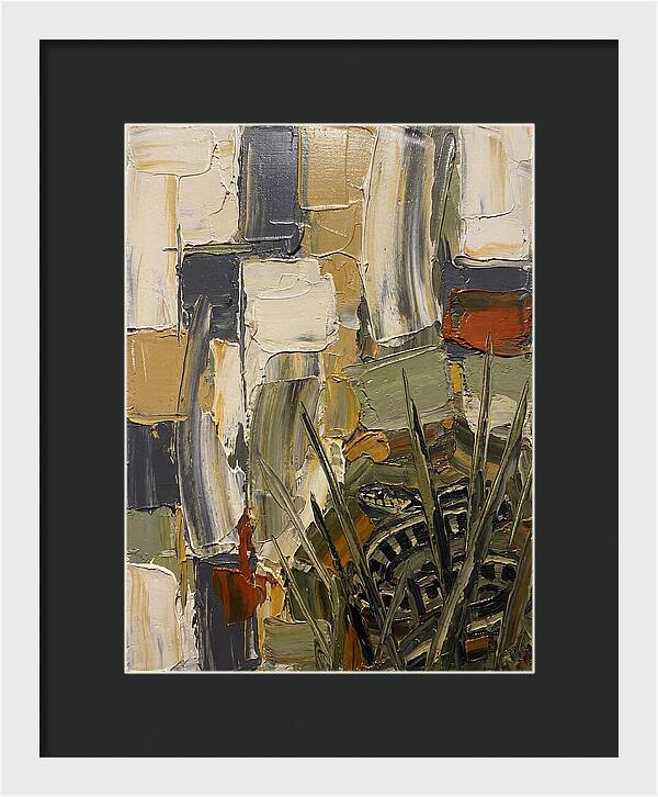 Garter Snake Amongst Abstract Colors