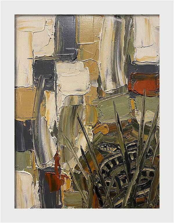 Garter Snake Amongst Abstract Colors